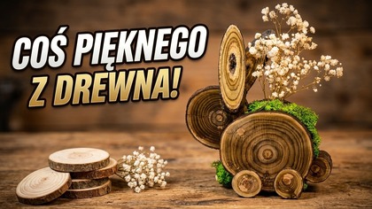  Jak zrobić zajączka z plasterków drewna - Pomysły Plastyczne DiY