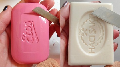 Soap Carving ASMR Relaxing Sounds no talking Satisfying ASMR Video