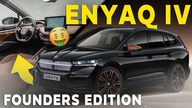 Luksusowa Skoda ENYAQ iV Founders Edition  Komfort jak w PIERWSZEJ KLASIE! Test