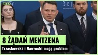 Mentzen stawia warunki! Czy Trzaskowski lub Nawrocki je podpiszą?