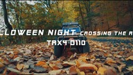 1/10 Scale RC : Halloween Night crossing the river / TRX4 TRAXXAS DEFENDER D110  Camel Trophy