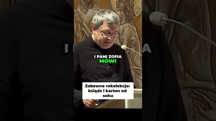 Zabawne Rekolekcje Ksiądz i Karton od Soku #pawlukiewicz