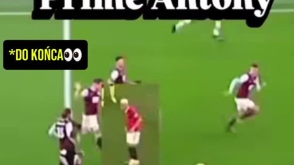 NAJBARDZIEJ NIEDOCENIONY PIŁKARZ XI WIEKU! E #piłkanożna #drybling #antony #śmieszne #reakcja