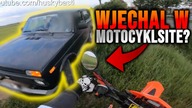 lesniczy goni motocyklsitow