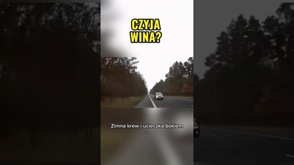 Wcisnął się w kolejkę! Sekundy do tragedii  #droga #wyprzedzanie #polska