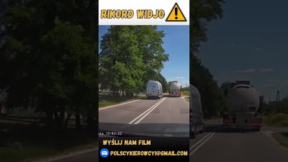 BUSEM na czołówkę, do końca nas ...  #shorts #wyprzedzanie #polscykierowcy #polska #dashcam #viral