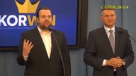 Konferencja prasowa - Krzysztof Woźniak (Ator) na listach partii KORWiN