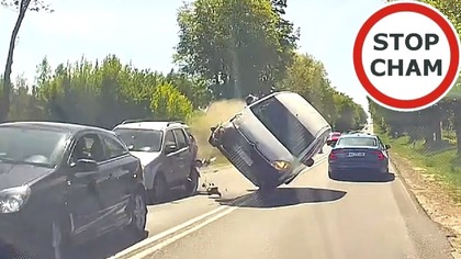 Wypadek na DK61 - Pogorzelec #1845 Wasze Filmy