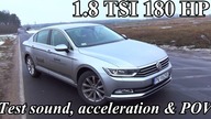 VW Passat - TEST DRIVE/LIGHTS/ACCELERATION - 1.8 TSI 180 HP