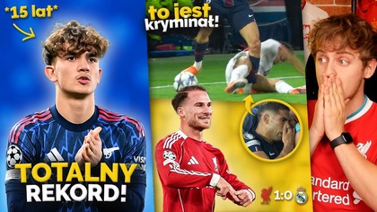15-latek ZAGRAŁ w Lidze Mistrzów! OKROPNY FAUL na Hakimim Liverpool LEPSZY od Realu Madryt!