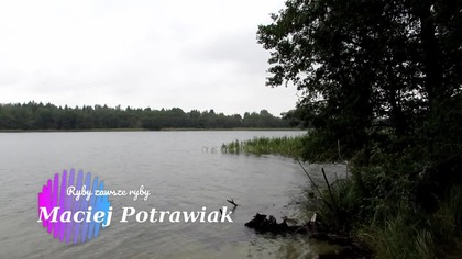 Jezioro Lusowskie brodzenie za okoniem