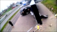 Pijany kierowca wjechał w przystanek w Kielcach