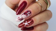 Winter nails art tutorial / Gabrielle Nails Charbonne