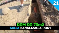 Odcinek 21.  Budowa domu do 70m2.  Jak wykonać kanalizację? Rury kanalizacyjne.