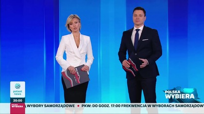 Polsat News - Początek programu Polska Wybiera - Wybory Samorządowe 2024 (07. 04. 2024)