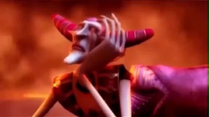 Evil villain critiques his own evil laugh after defeat?!