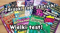Zdrapki Lotto #904 Mega test!  15 zdrapek po 5 złotych  Które są najlepsze? 