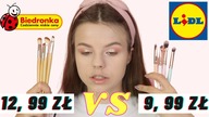 TEST PĘDZLI Z LIDLA I BIEDRONKI! KTÓRE LEPSZE?