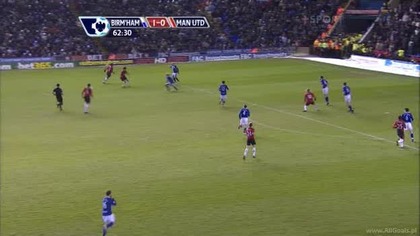 Premier League sezon 2009/2010 Birmingham City 1-1 Man Utd Dann