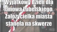 Wyjątkowy dzień dla Janowa Lubelskiego.  Założycielka miasta stanęła na skwerze w rynku