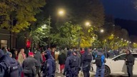 Polska i litewska policja pilnuje przemarszu Polaków przez Kowno #shorts