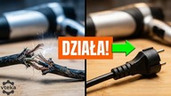 Jak naprawić uszkodzony przewód przy wtyczce od suszarki, lokówki, prostownicy, miksera itp.  DIY