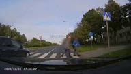 Agresywny kierowca na pasach w Gorzowie