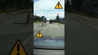 Wyprzedzanie przez wysepkę i przejście dla pieszych #shorts #rikordwidjo