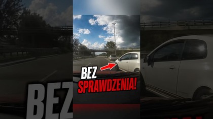 Nie uwierzysz, co zrobił kierowca Fiata  #shorts #polskiedrogi #polska