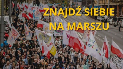 Marsz dla Życia Szczecin 2026 - cały przemarsz | tłumy ludzi