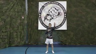 nunchaku freestyle #10 ósemka (strzałkowa) na zewnątrz - wąsko / figure 8 #1 ( /  / )