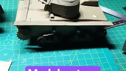 Modelarstwo kartonowe to przygoda z techniką i historią.  #modelarstwo #4k #hobby #diy #miniature
