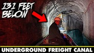 The Lost Underground Freight Canal | Exploring 131 Feet Below Ground by Boat