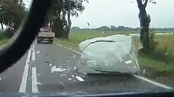Źle zabezpieczony ładunek
