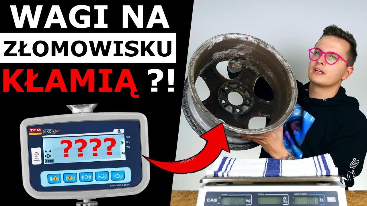 Na Szalkach Wagi Umieszczono Pojemniki Zawierające Jednakowe Objętości Gazów CZY WAGI NA ZŁOMIE OSZUKUJĄ - NACIĄGAJĄ KLIENTÓW?! - CDA