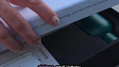 Dostaliśmy paczkę, a w niej najnowszy translator Vasco Q1 #vascoq1 #translator #vasco #tłumaczmowy