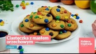 Ciasteczka z masła orzechowego z M&M