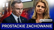 DUDA MUSI PRZEPROSIĆ.  PROF.  SIEWIERSKA UDERZA W PREZYDENTA.  POWINIEN BRAĆ PRZYKŁAD Z ŻONY?