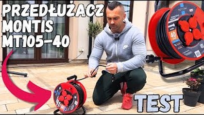 Profesjonalny przedłużacz bębnowy 40m MONTIS MT105 | Test i recenzja #przedłużacz #ogród #recenzja
