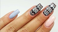 Sweater nails art / Mistero Milano Mood Look & Sablewska