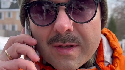 Sławomir idzie na sanki z Kevinem