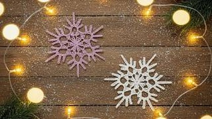 Szybkie ŚNIEŻYNKI na SZYDEŁKU  Idealne Ozdoby Świąteczne DIY! #634 PL/ENG