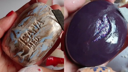 Soap Carving ASMR Relaxing Sounds no talking Satisfying ASMR Video