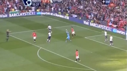 Premier League sezon 2008/2009 Man Utd 1-2 Tottenham Ronaldo
