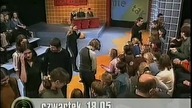 T\/P1 - Reklamy + zapowiedzi + studio + fragment Między nami (23. 01. 2002)