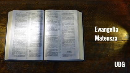 1.  UBG Ewangelia Mateusza