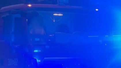 Wybuch i pożar w bloku w Gorzowie