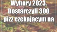 Wybory 2023.  Dostarczyli 300 pizz czekającym na głosowanie