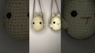 Króliczki wielkanocne  #crochet #shorts