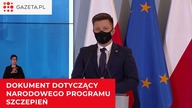 Minister Dworczyk przedstawił dokument dotyczący narodowego programu szczepień